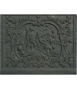 Plaque de cheminée décorée - Vénus