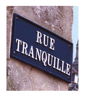 Plaque de rue ou de domaine