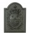 Plaque de cheminée décorée - Armes de Navarre
