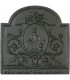 Plaque de cheminée décorée - Diane, Fille de Jupiter