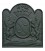 Plaque de cheminée décorée - Alienor PM