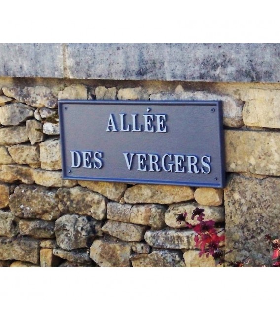 Plaque de rue ou de domaine