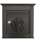 FACADE de boîte aux lettres avec rosace en fonte